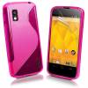 Θήκη σιλικόνης TPU S-Line για LG Google Nexus 4 E960 - Λαμπερό Ροζ OEM Θήκη σιλικόνης TPU S-Line για LG Google Nexus 4 E960 - Λαμπερό Ροζ OEM